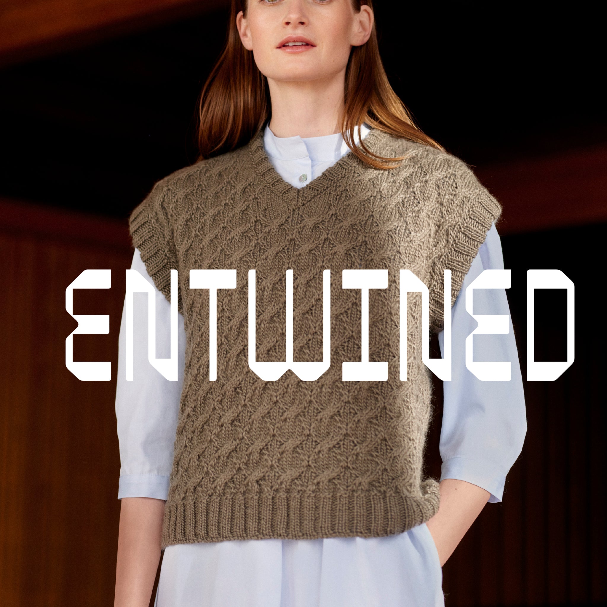 Entwined: cables, lace and knitted textures